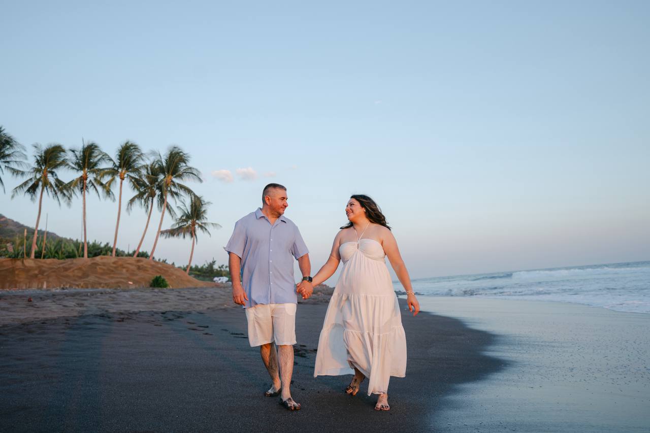 Walking hand in hand